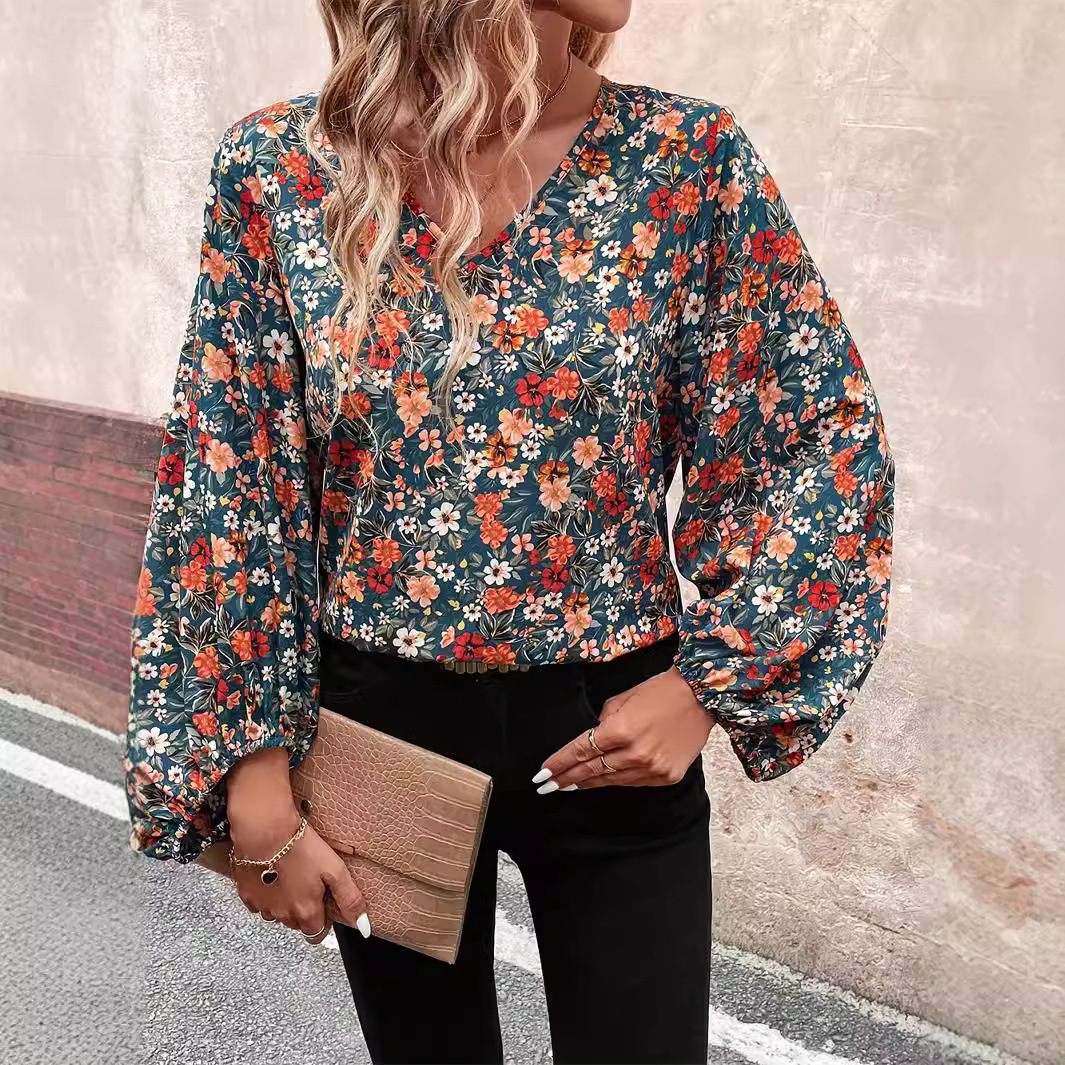 Chemise femme décontracté à manches longues