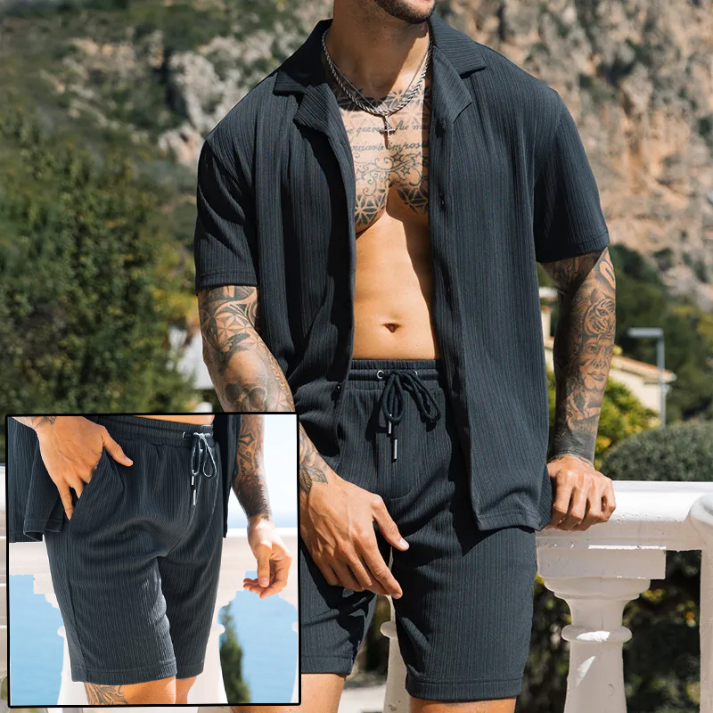 Chemise homme à manches courtes