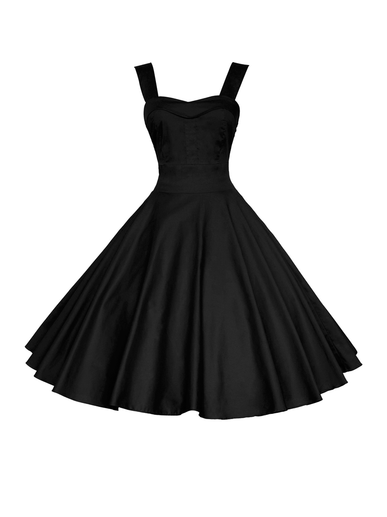Robe femme vintage taille haute