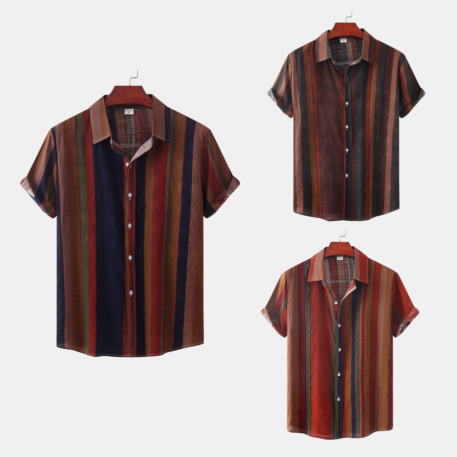 Chemise homme décontracté vintage