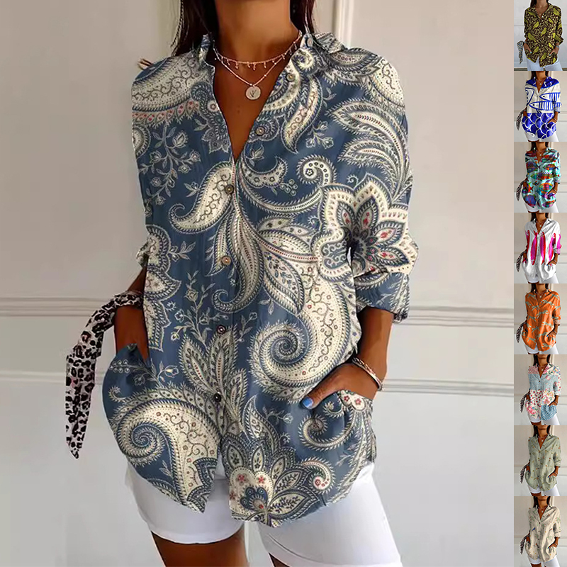 Chemise femme à manches longues