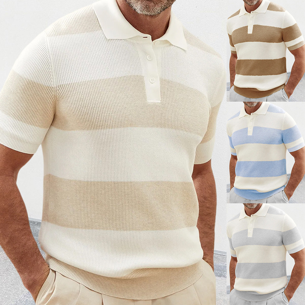 Pull homme à manches courtes